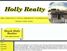 Tablet Screenshot of hollyrealty.net